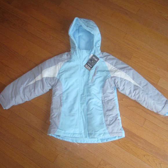 NWT Childrens Place 3-in-1 Girls Jacket Medium (7-8) Seafrost Blue -Shell/ Liner